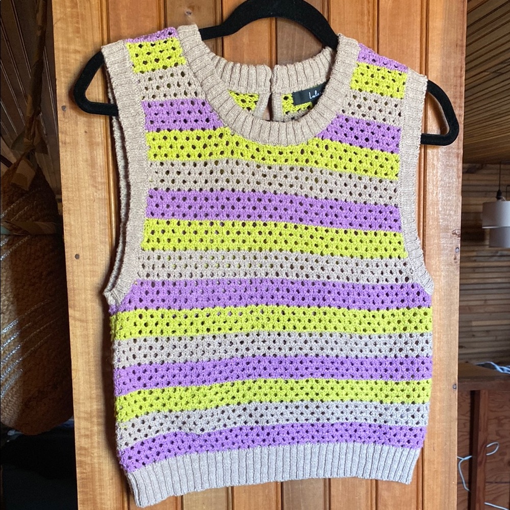 Lulus Crochet Vest